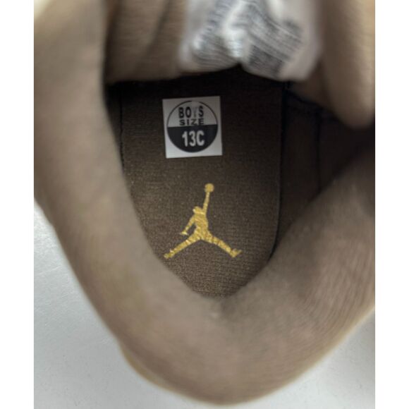 Jordan 3 Retro (PS) Boys 13C DM0966 102 Lt Orewood Brn/Metallic Gold NEW - Picture 6 of 6